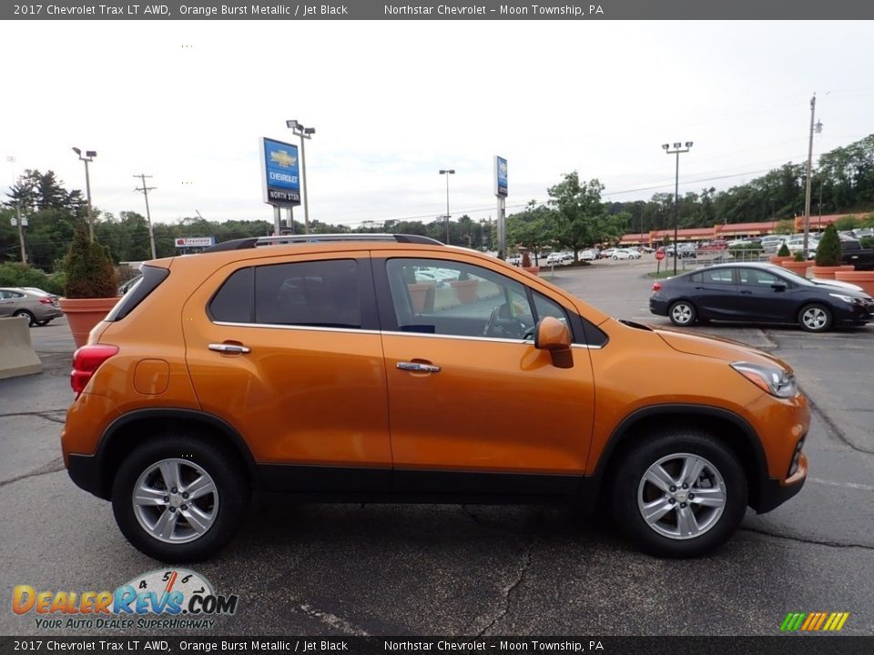 2017 Chevrolet Trax LT AWD Orange Burst Metallic / Jet Black Photo #10