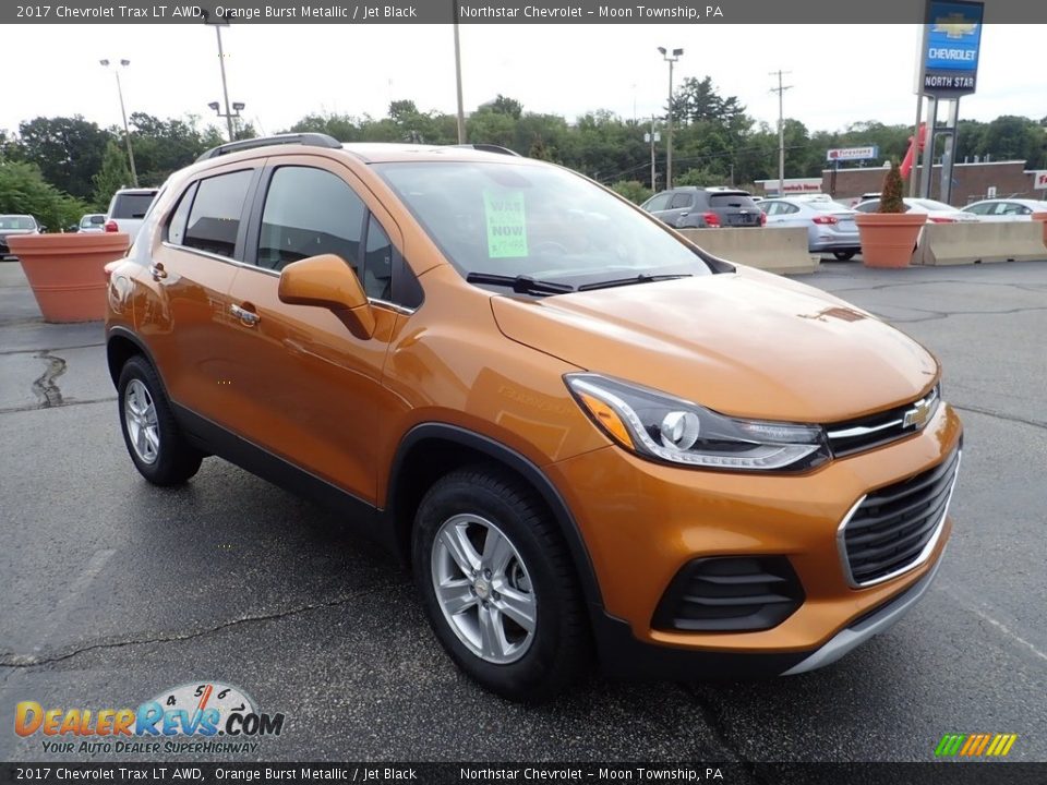 2017 Chevrolet Trax LT AWD Orange Burst Metallic / Jet Black Photo #11
