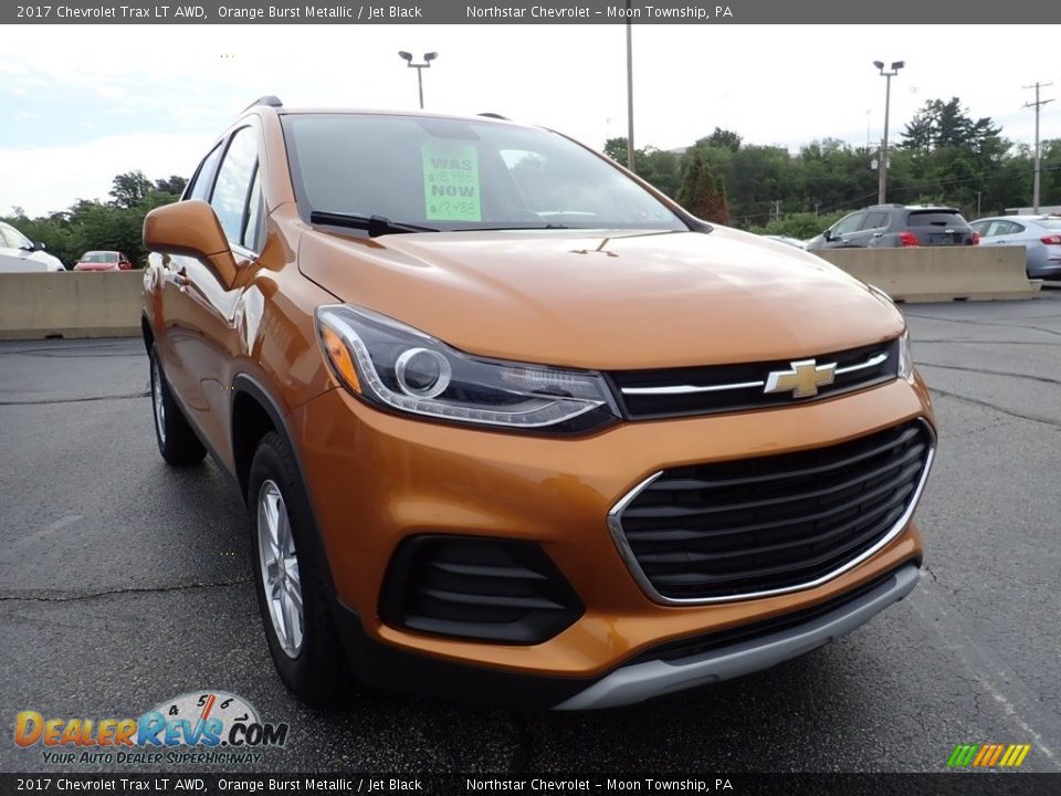 2017 Chevrolet Trax LT AWD Orange Burst Metallic / Jet Black Photo #12