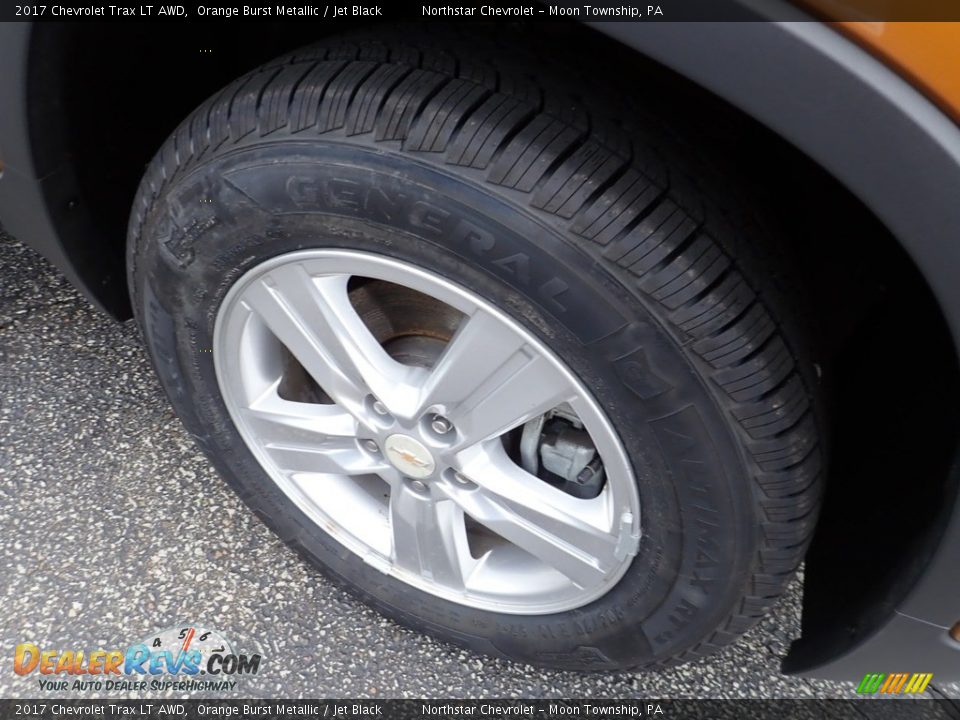 2017 Chevrolet Trax LT AWD Orange Burst Metallic / Jet Black Photo #14