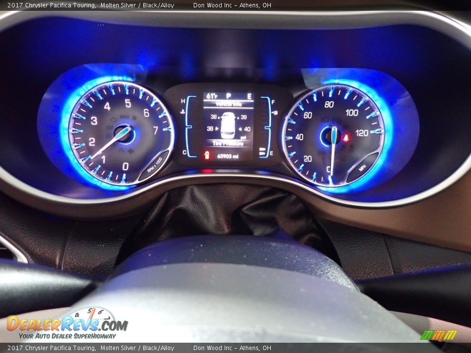2017 Chrysler Pacifica Touring Molten Silver / Black/Alloy Photo #29