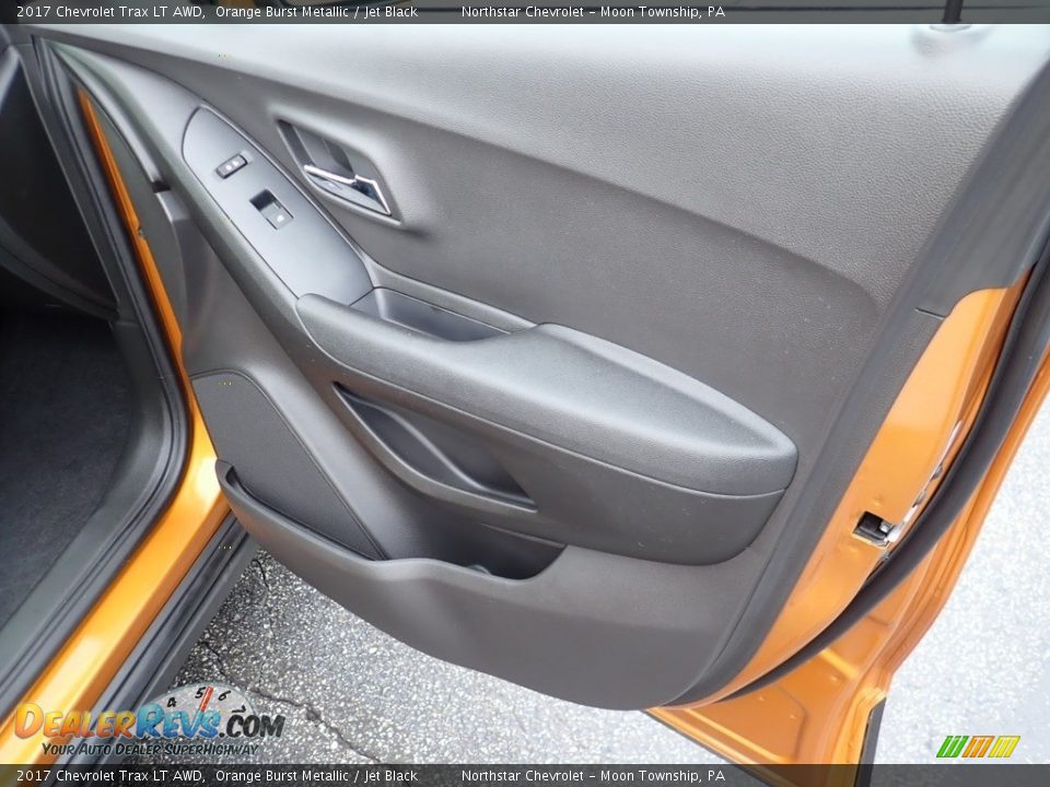 2017 Chevrolet Trax LT AWD Orange Burst Metallic / Jet Black Photo #17