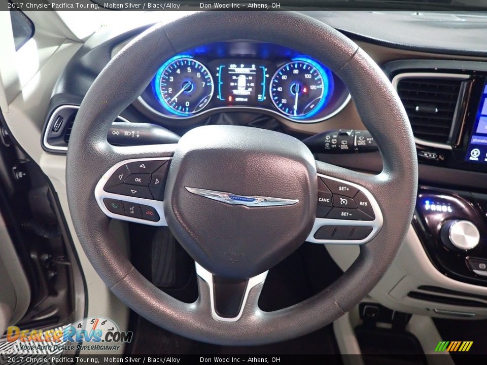 2017 Chrysler Pacifica Touring Molten Silver / Black/Alloy Photo #31
