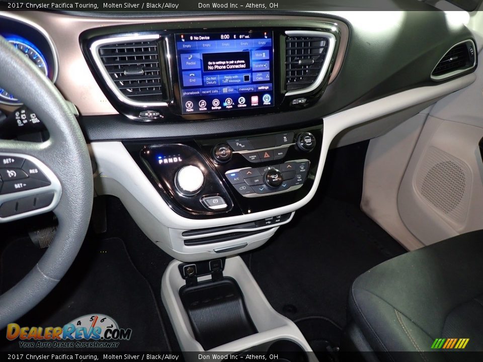 2017 Chrysler Pacifica Touring Molten Silver / Black/Alloy Photo #32