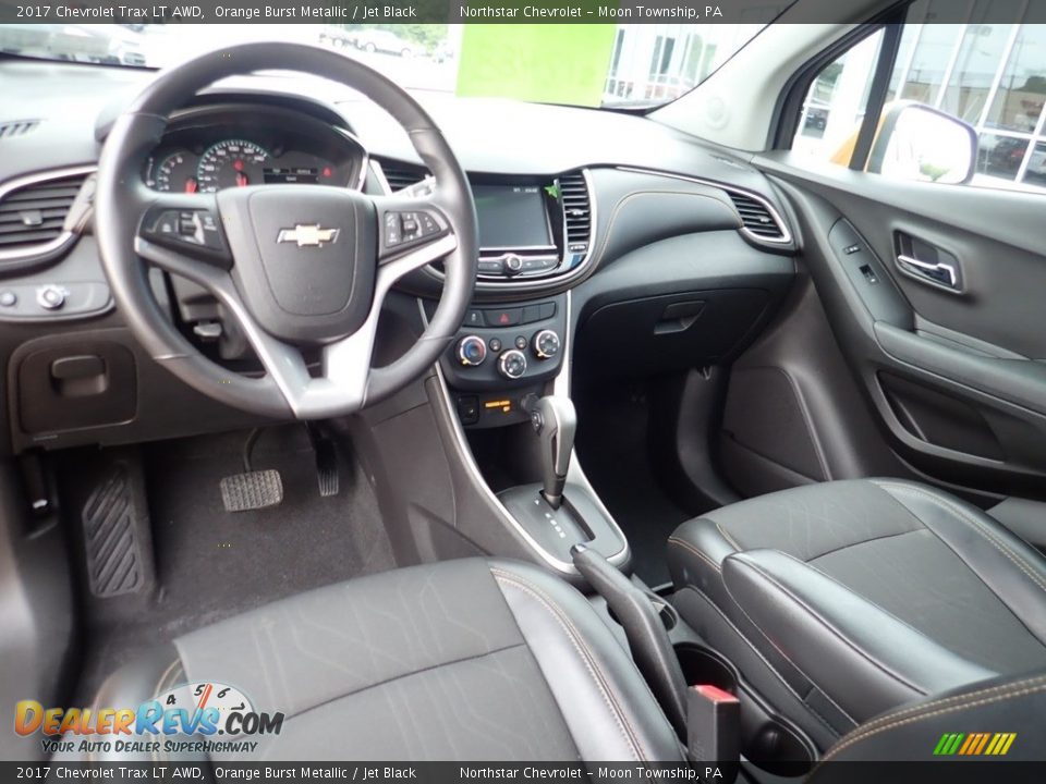 2017 Chevrolet Trax LT AWD Orange Burst Metallic / Jet Black Photo #22