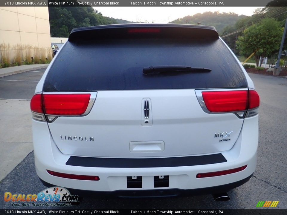 2013 Lincoln MKX AWD White Platinum Tri-Coat / Charcoal Black Photo #3