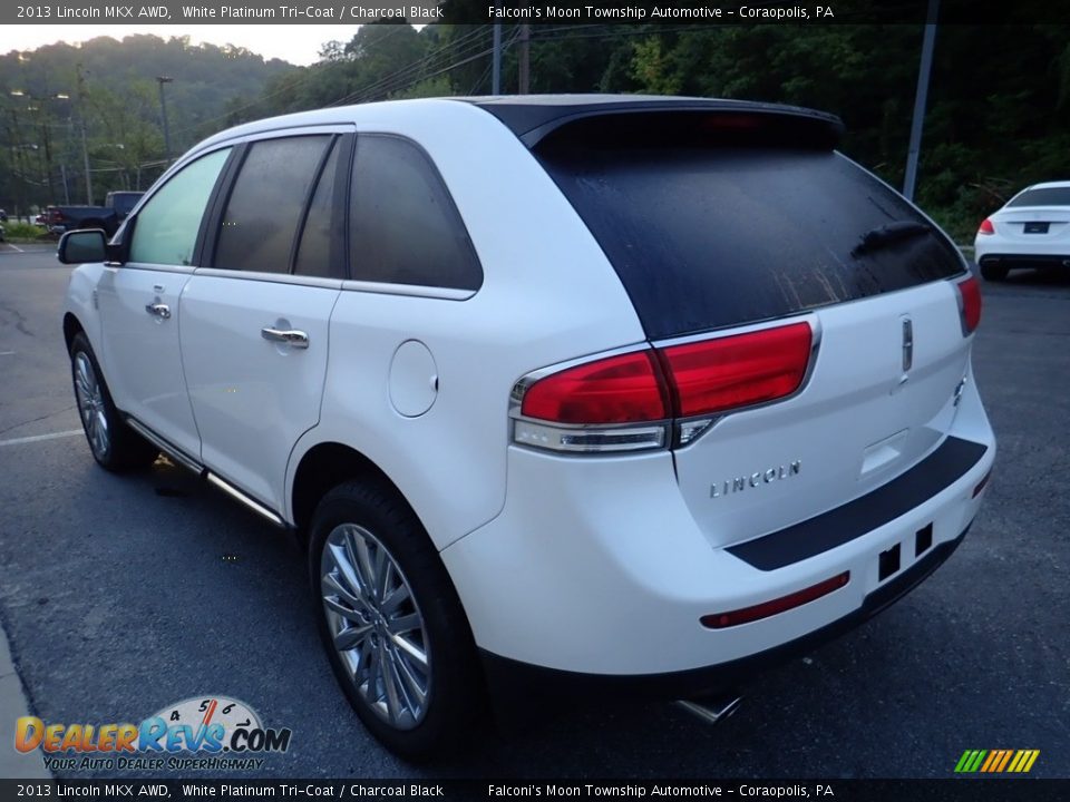 2013 Lincoln MKX AWD White Platinum Tri-Coat / Charcoal Black Photo #5