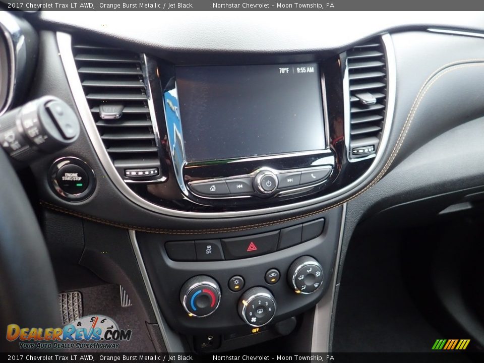 2017 Chevrolet Trax LT AWD Orange Burst Metallic / Jet Black Photo #27