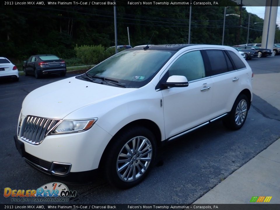 2013 Lincoln MKX AWD White Platinum Tri-Coat / Charcoal Black Photo #7