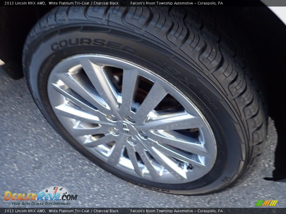2013 Lincoln MKX AWD White Platinum Tri-Coat / Charcoal Black Photo #10