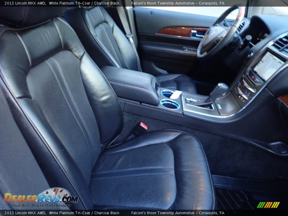 2013 Lincoln MKX AWD White Platinum Tri-Coat / Charcoal Black Photo #11