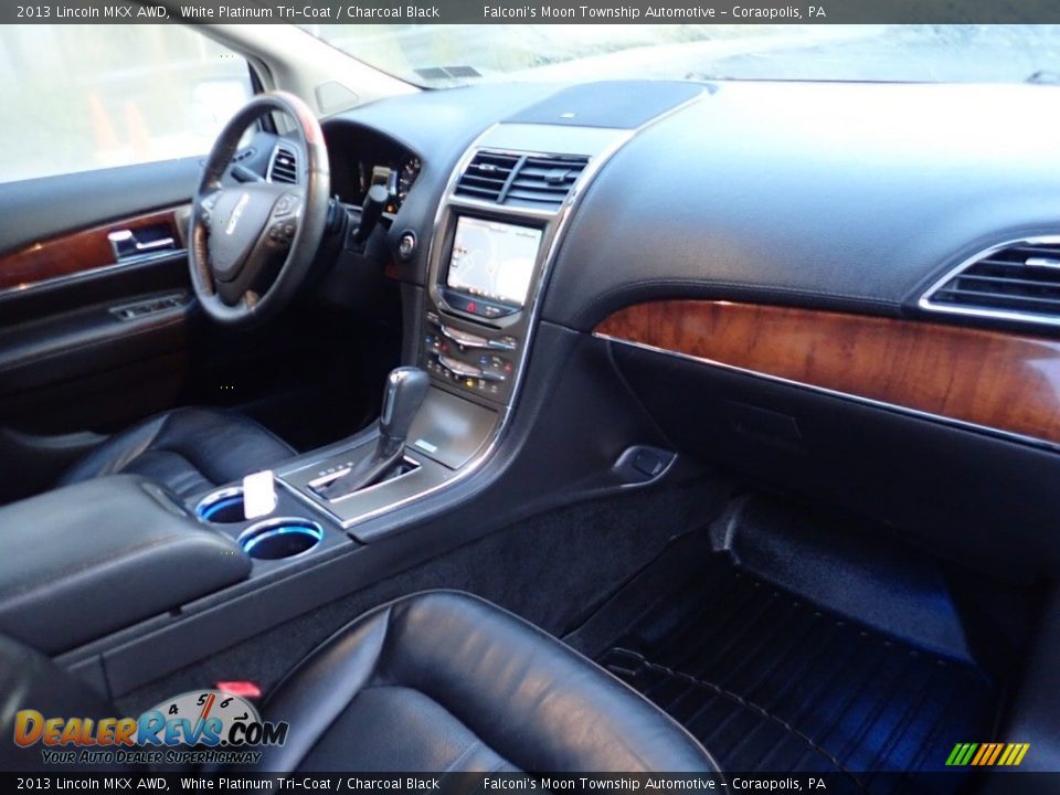 2013 Lincoln MKX AWD White Platinum Tri-Coat / Charcoal Black Photo #12