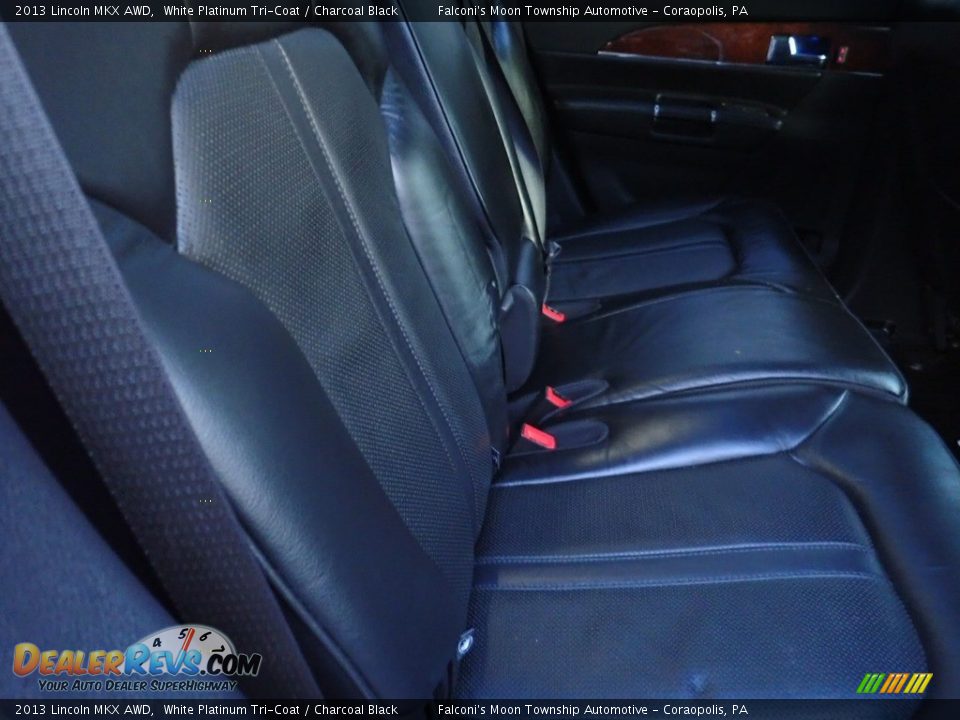 2013 Lincoln MKX AWD White Platinum Tri-Coat / Charcoal Black Photo #14