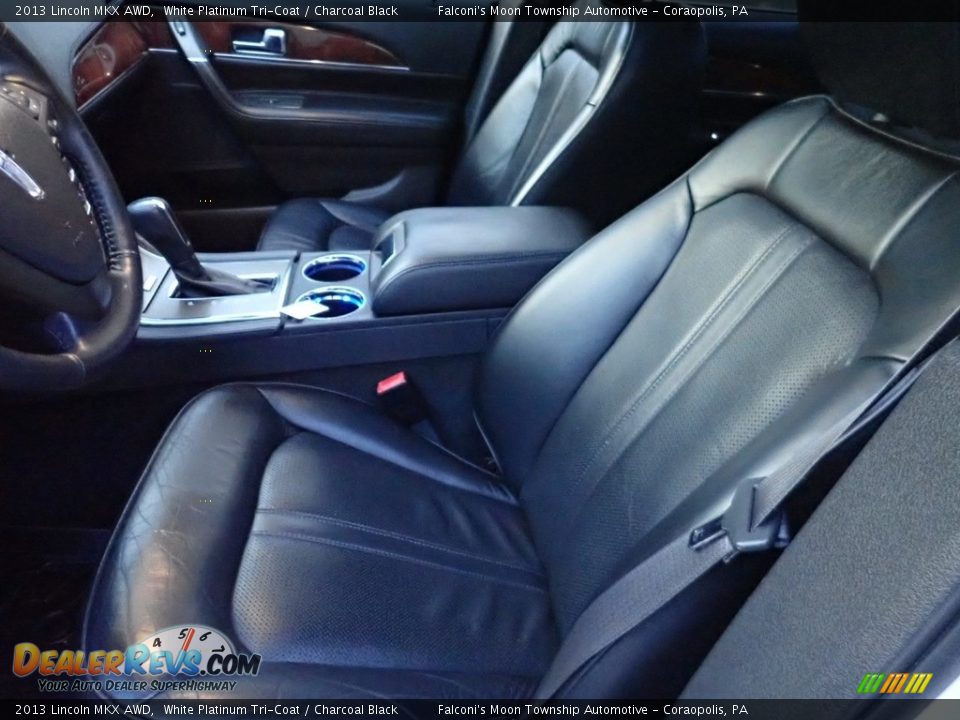 2013 Lincoln MKX AWD White Platinum Tri-Coat / Charcoal Black Photo #15