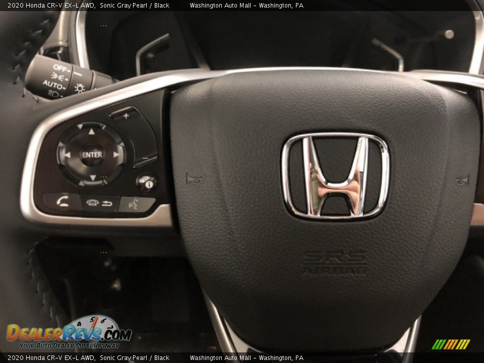 2020 Honda CR-V EX-L AWD Sonic Gray Pearl / Black Photo #12