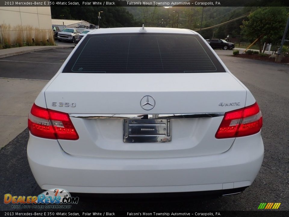 2013 Mercedes-Benz E 350 4Matic Sedan Polar White / Black Photo #3