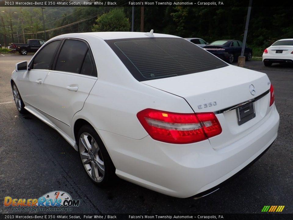 2013 Mercedes-Benz E 350 4Matic Sedan Polar White / Black Photo #5