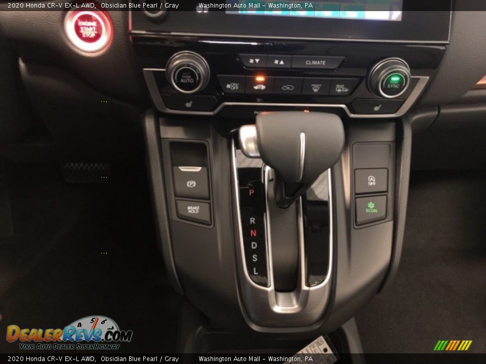 2020 Honda CR-V EX-L AWD Obsidian Blue Pearl / Gray Photo #15