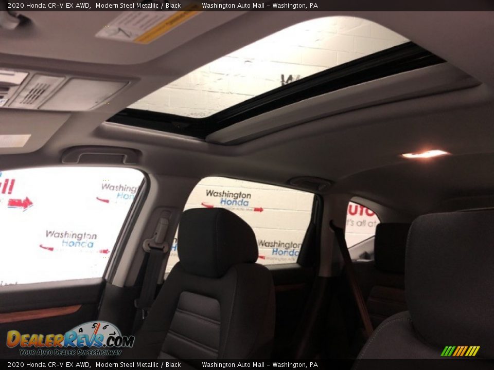 2020 Honda CR-V EX AWD Modern Steel Metallic / Black Photo #8