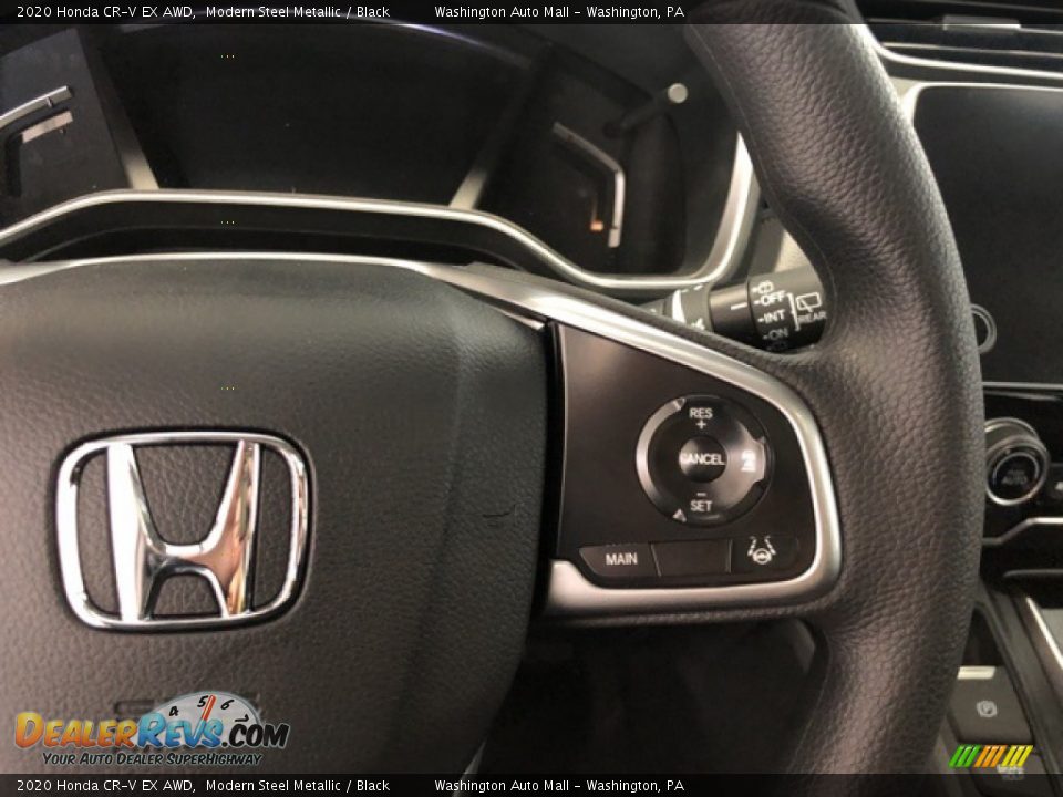 2020 Honda CR-V EX AWD Modern Steel Metallic / Black Photo #13