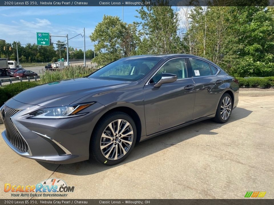 2020 Lexus ES 350 Nebula Gray Pearl / Chateau Photo #1