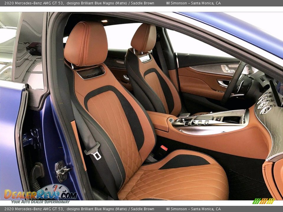 Saddle Brown Interior - 2020 Mercedes-Benz AMG GT 53 Photo #5