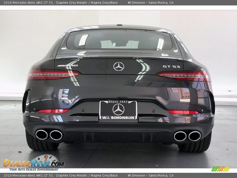 2019 Mercedes-Benz AMG GT 53 Graphite Grey Metallic / Magma Grey/Black Photo #3