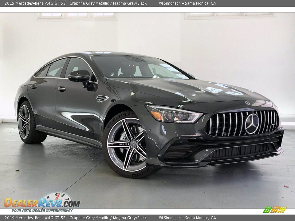 2019 Mercedes-Benz AMG GT 53 Graphite Grey Metallic / Magma Grey/Black Photo #12