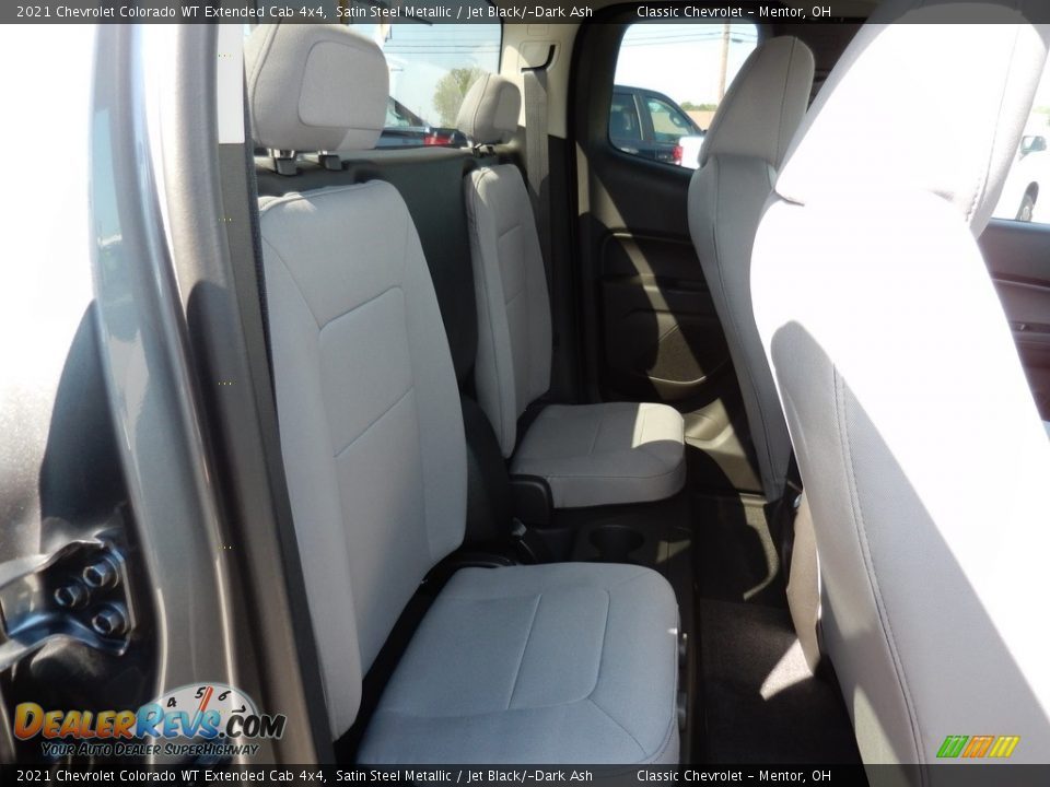 Rear Seat of 2021 Chevrolet Colorado WT Extended Cab 4x4 Photo #11