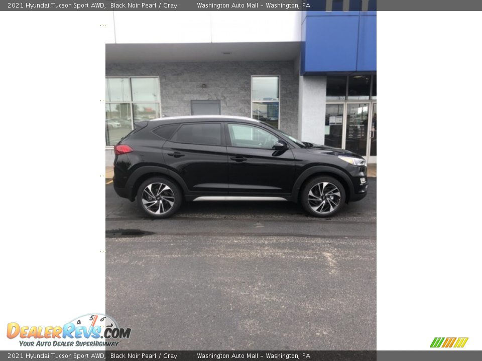 2021 Hyundai Tucson Sport AWD Black Noir Pearl / Gray Photo #2