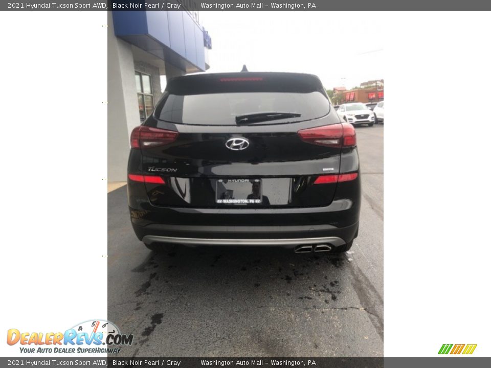 2021 Hyundai Tucson Sport AWD Black Noir Pearl / Gray Photo #3