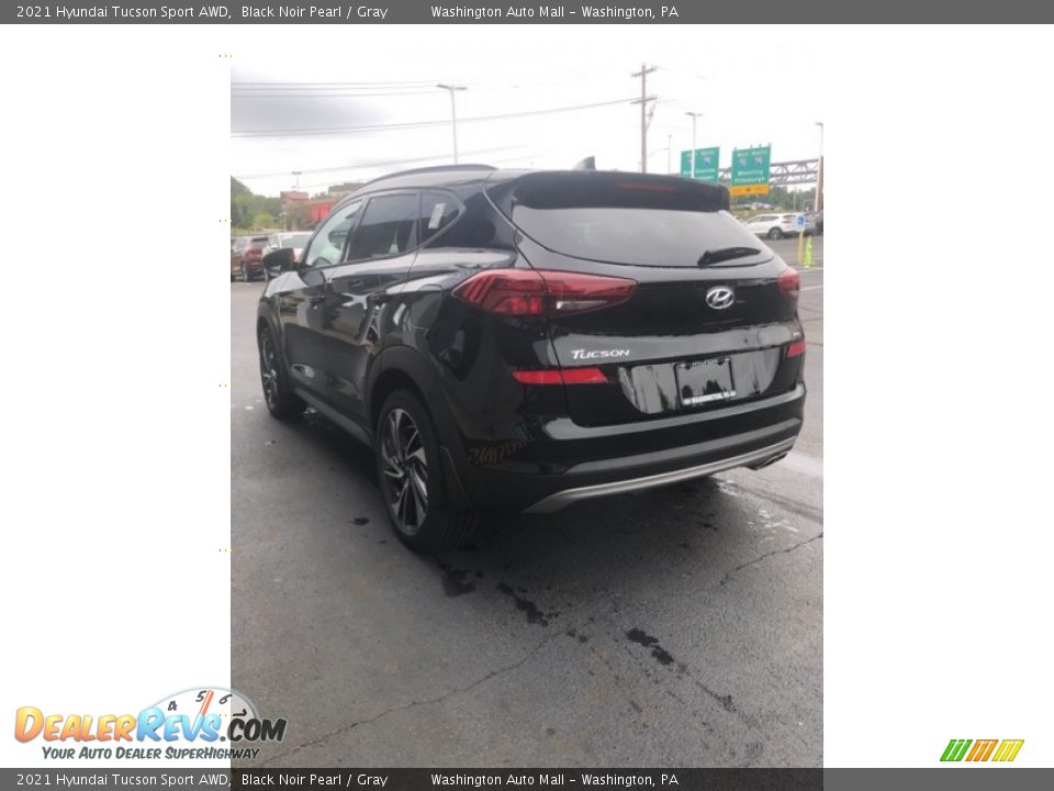 2021 Hyundai Tucson Sport AWD Black Noir Pearl / Gray Photo #4