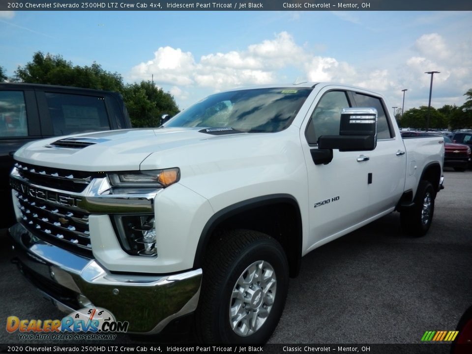 2020 Chevrolet Silverado 2500HD LTZ Crew Cab 4x4 Iridescent Pearl Tricoat / Jet Black Photo #1