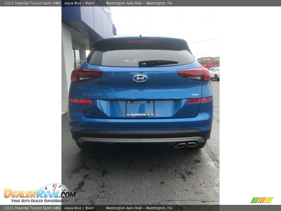 2021 Hyundai Tucson Sport AWD Aqua Blue / Black Photo #3