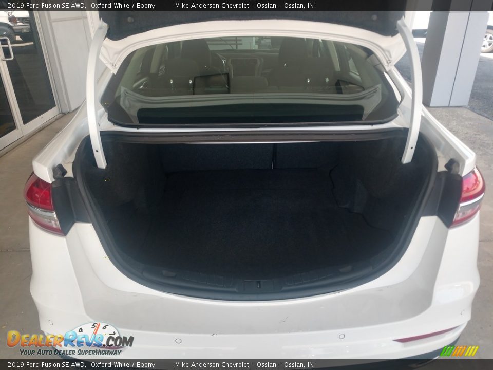 2019 Ford Fusion SE AWD Oxford White / Ebony Photo #6