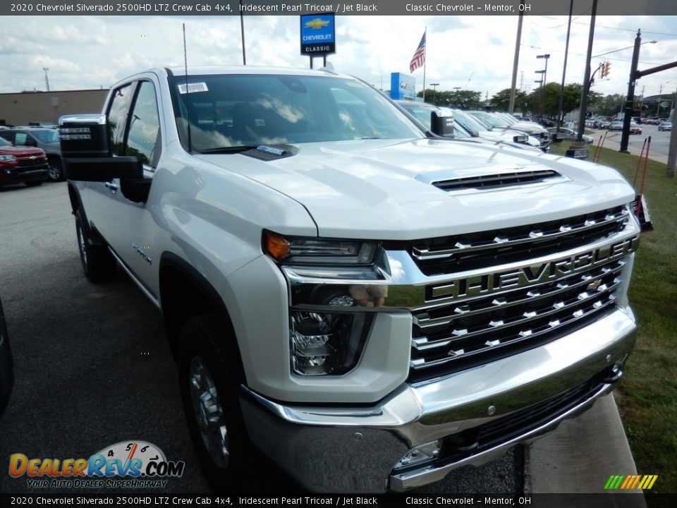 2020 Chevrolet Silverado 2500HD LTZ Crew Cab 4x4 Iridescent Pearl Tricoat / Jet Black Photo #3
