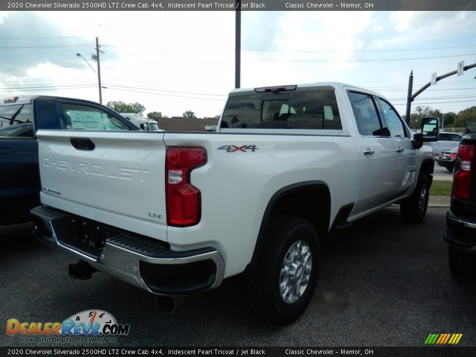 2020 Chevrolet Silverado 2500HD LTZ Crew Cab 4x4 Iridescent Pearl Tricoat / Jet Black Photo #4