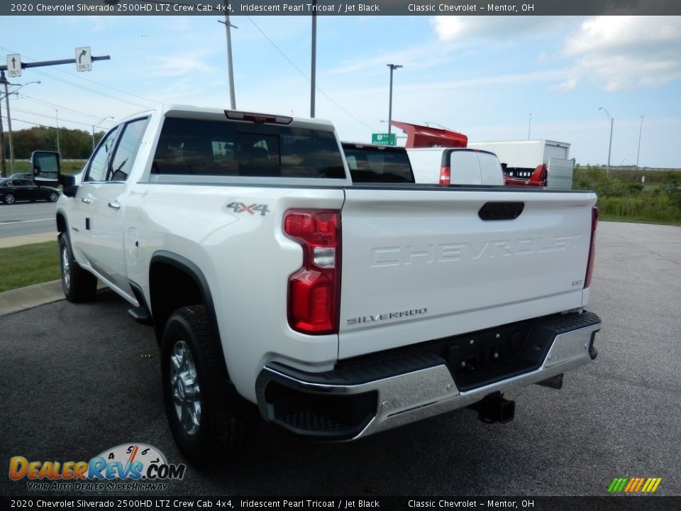 2020 Chevrolet Silverado 2500HD LTZ Crew Cab 4x4 Iridescent Pearl Tricoat / Jet Black Photo #5