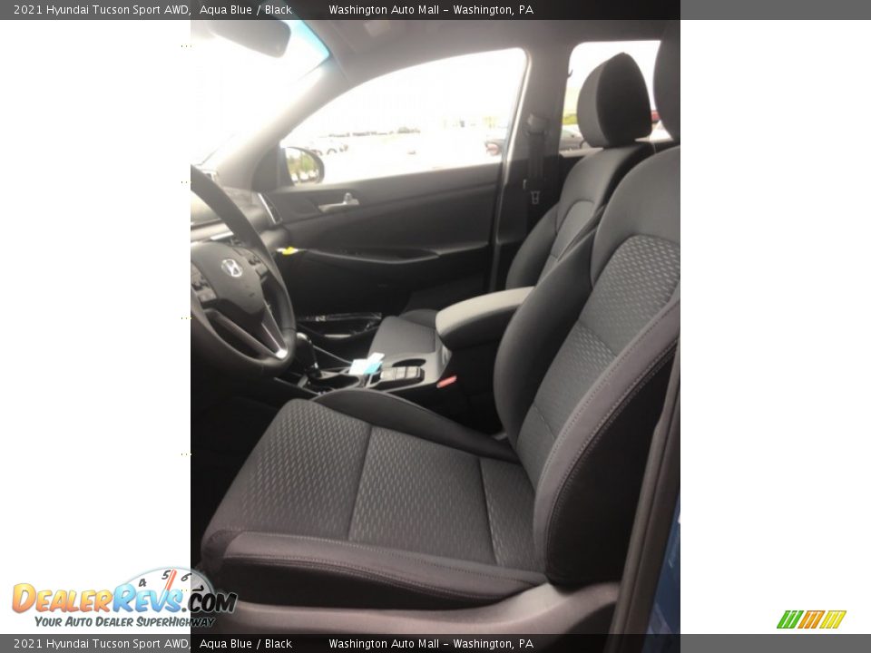 2021 Hyundai Tucson Sport AWD Aqua Blue / Black Photo #7
