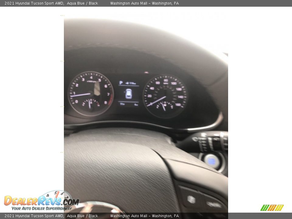 2021 Hyundai Tucson Sport AWD Aqua Blue / Black Photo #13