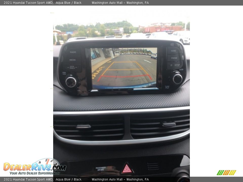 2021 Hyundai Tucson Sport AWD Aqua Blue / Black Photo #17