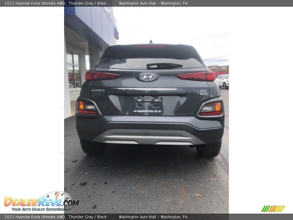 2021 Hyundai Kona Ultimate AWD Thunder Gray / Black Photo #4