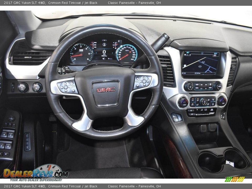 2017 GMC Yukon SLT 4WD Crimson Red Tintcoat / Jet Black Photo #14