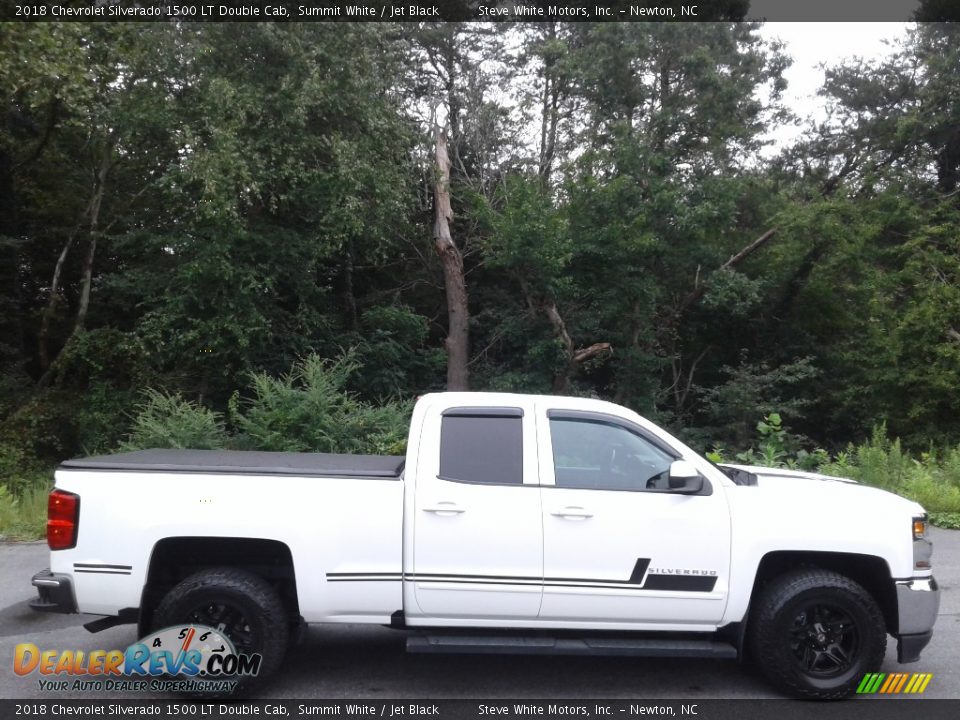 2018 Chevrolet Silverado 1500 LT Double Cab Summit White / Jet Black Photo #7