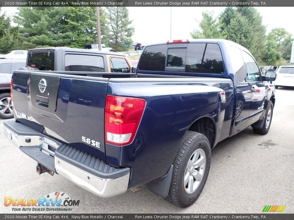 Navy Blue Metallic 2010 Nissan Titan SE King Cab 4x4 Photo #3