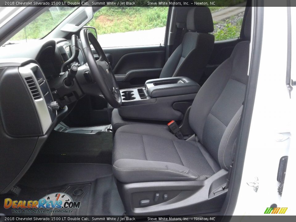 Jet Black Interior - 2018 Chevrolet Silverado 1500 LT Double Cab Photo #13