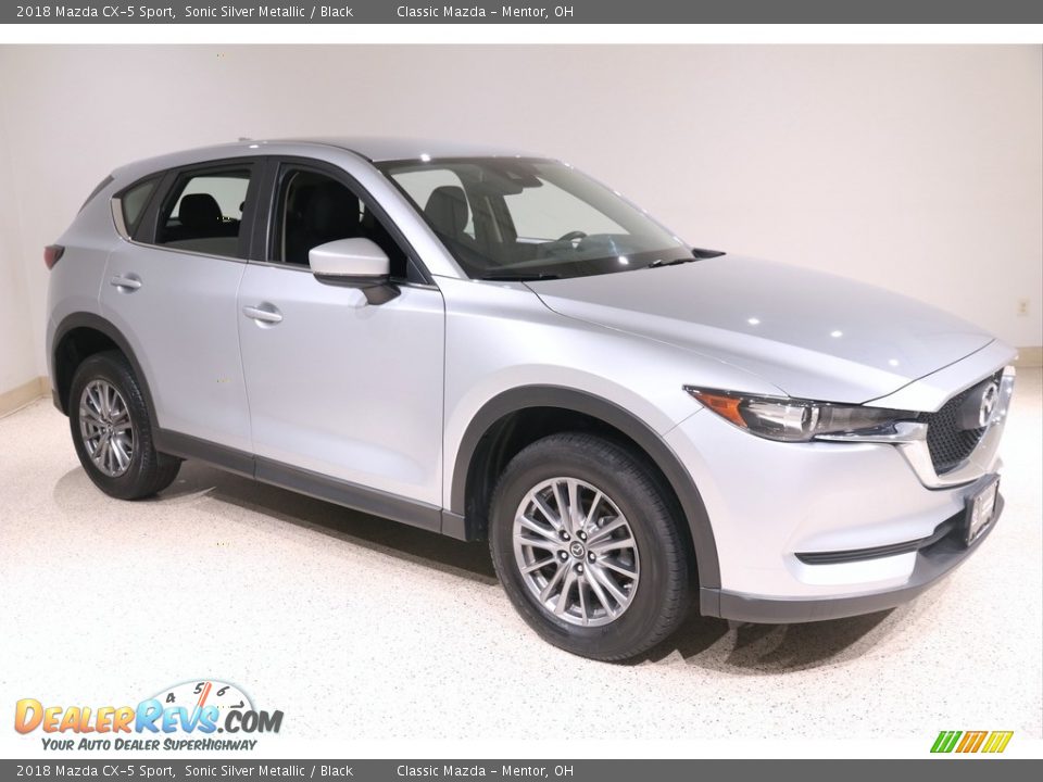 2018 Mazda CX-5 Sport Sonic Silver Metallic / Black Photo #1