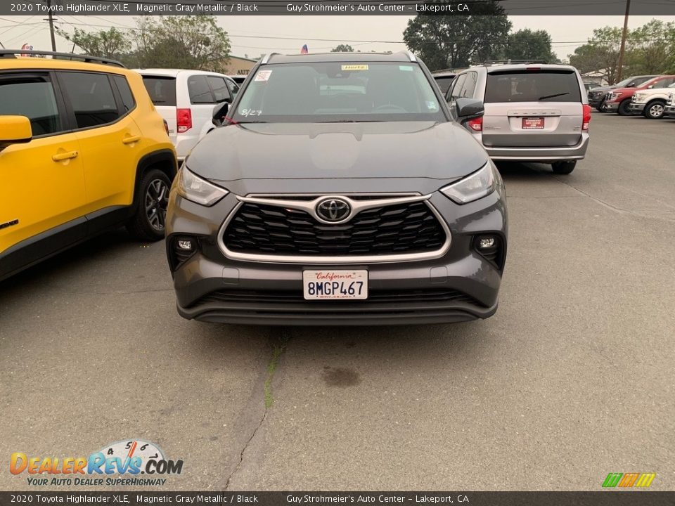 2020 Toyota Highlander XLE Magnetic Gray Metallic / Black Photo #1