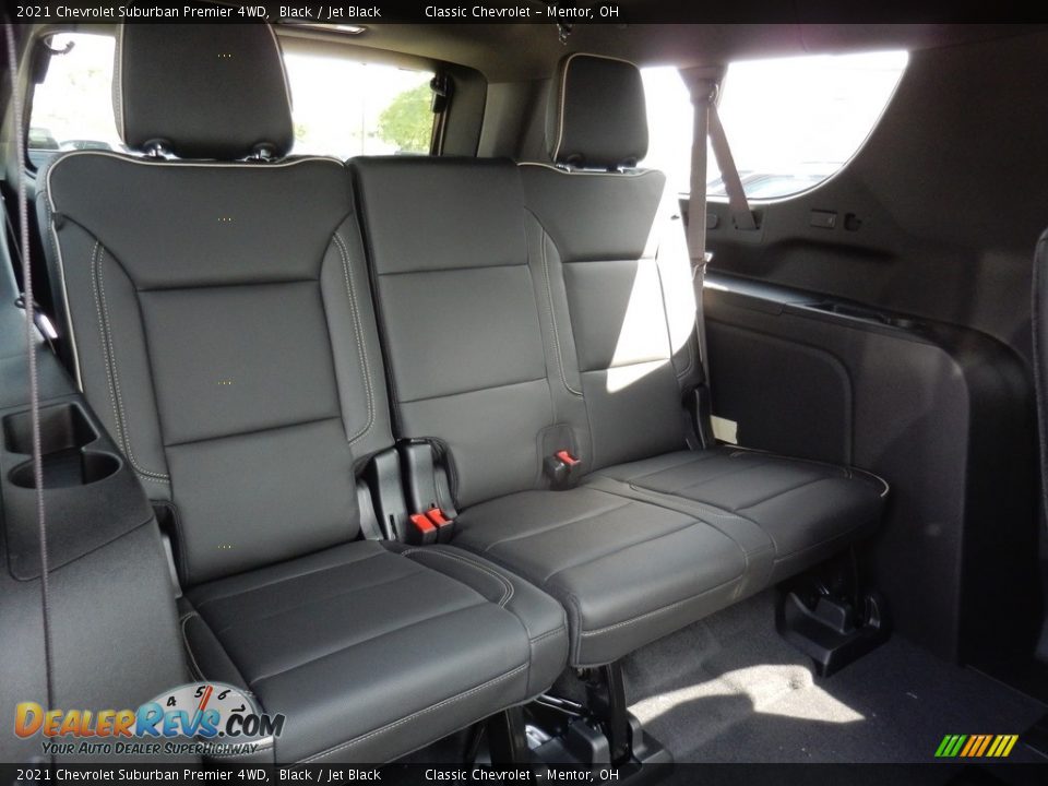 Rear Seat of 2021 Chevrolet Suburban Premier 4WD Photo #12