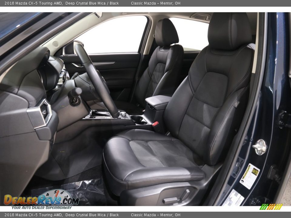 2018 Mazda CX-5 Touring AWD Deep Crystal Blue Mica / Black Photo #5